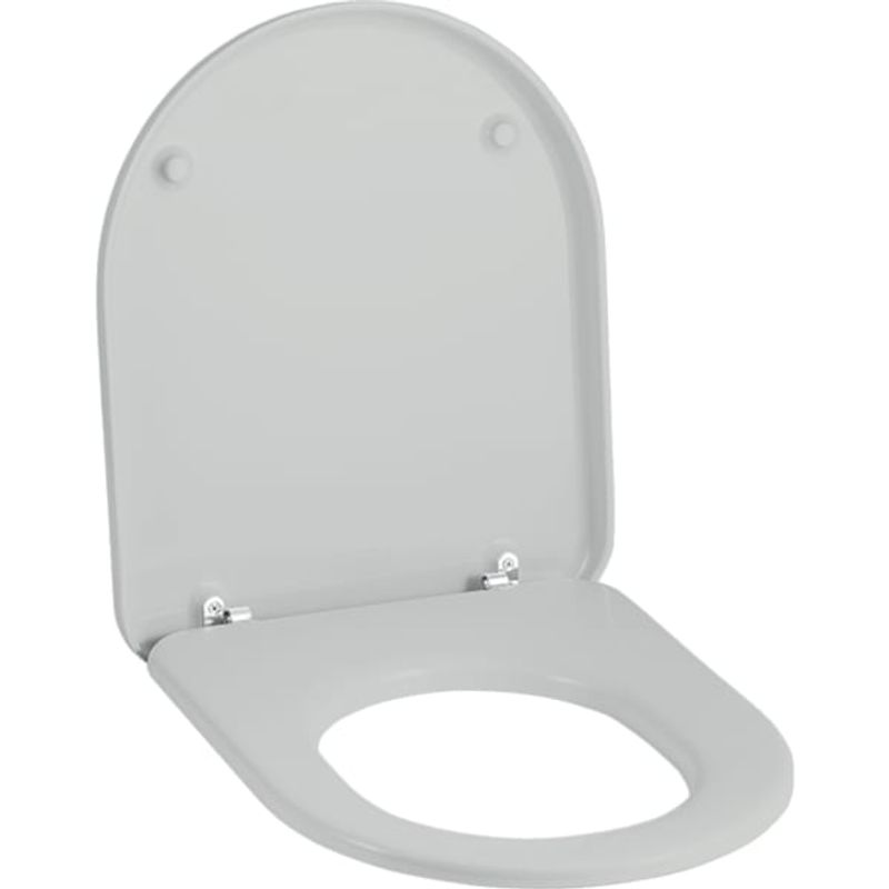 Geberit Mango WC-Sitz, pergamon Scharniere verchromt, Farbe pergamon Bild 1