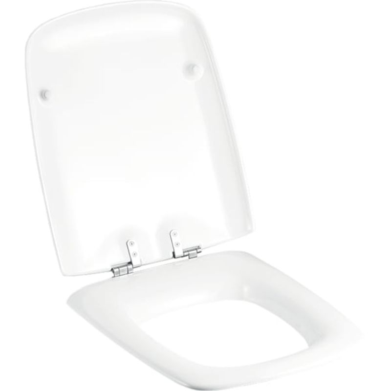 Geberit Cavelle WC-Sitz, weiss Scharniere Edelstahl, Farbe weiß Bild 1