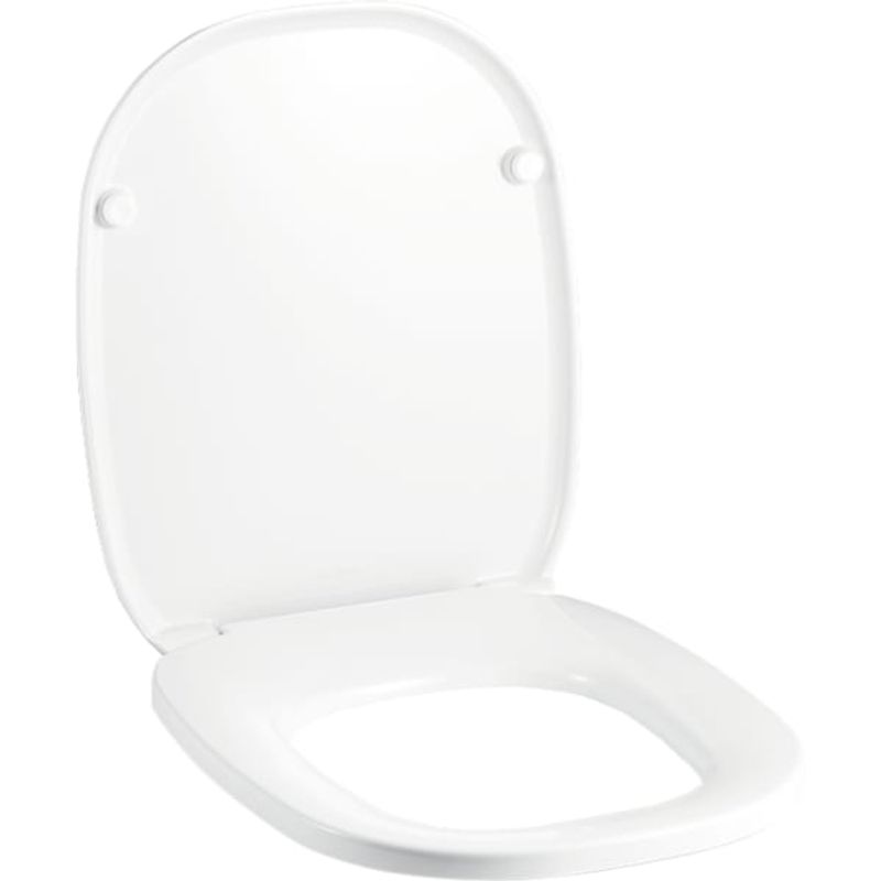 Geberit 500 by Citterio WC-Sitz, weiss Scharniere verchromt, Farbe weiß Bild 1