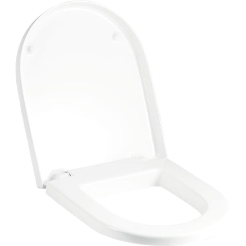 Geberit JOOP! WC-Sitz, weiss Scharniere verchromt, mit Absenkautomatik, Farbe weiß Bild 1