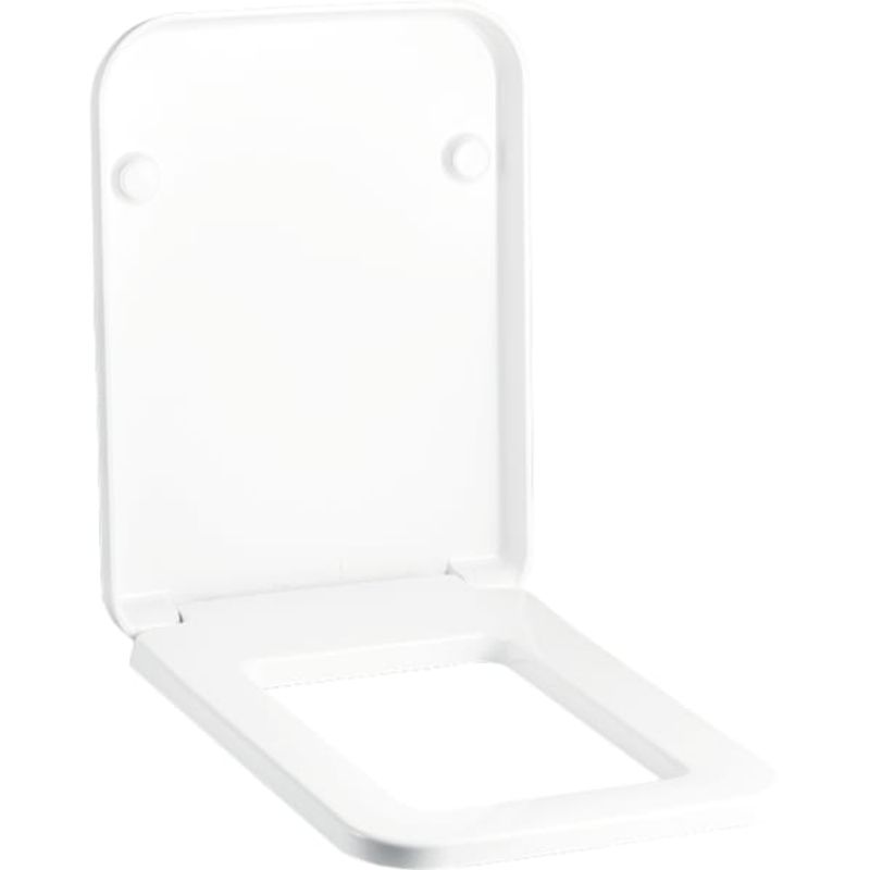 Geberit Era WC-Sitz, weiss Scharniere verchromt, mit Absenkautomatik, Farbe weiß Bild 1