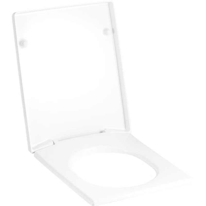 Geberit Preciosa II WC-Sitz, weiss Scharniere verchromt, mit Absenkautomatik, Farbe weiß Bild 1