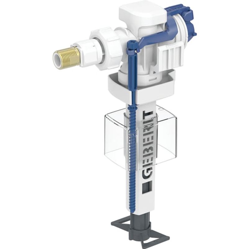 Geberit Füllventil / Schwimmerventil Typ 383, WA seitlich 3/8", Nippel aus Messing, für AP-SPK, Material Messing Bild 1
