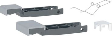 Geberit Betätigungstasten für Monolith Sanitärmodul, Aluminium geb, Farbe silberfarben Bild 1