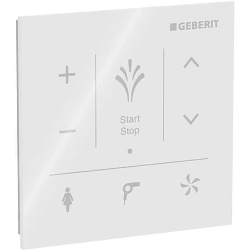 Geberit Wandbedienpanel zu AquaClean Mera und Tuma Comfort, Farbe weiß Bild 1