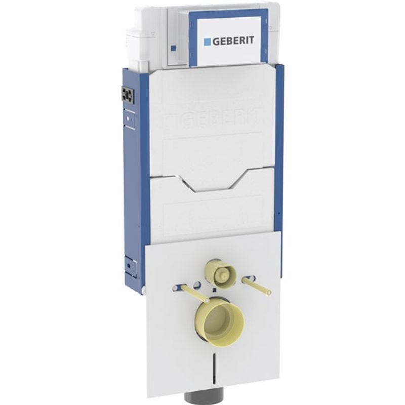 Geberit Wand-WC-Element 108 cm, mit Sigma Unterputz-Spülkasten, Betaet. von vorne, 1080 x 420 x 122 mm Bild 1