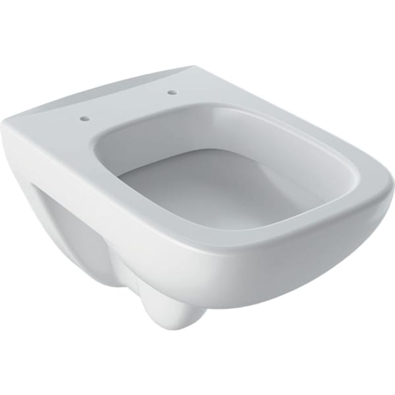 Geberit Square Wand-Tiefspül-WC, Ausladung 485 mm, KeraTect, 340 x 355 x 485 x 485 mm, Farbe weiß Bild 1