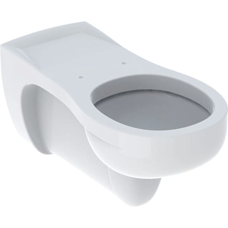 Geberit Wand-Tiefspül-WC, barrierefrei, Ausladung 700 mm, 345 x 355 x 700 x 700 mm, Farbe weiß Bild 1