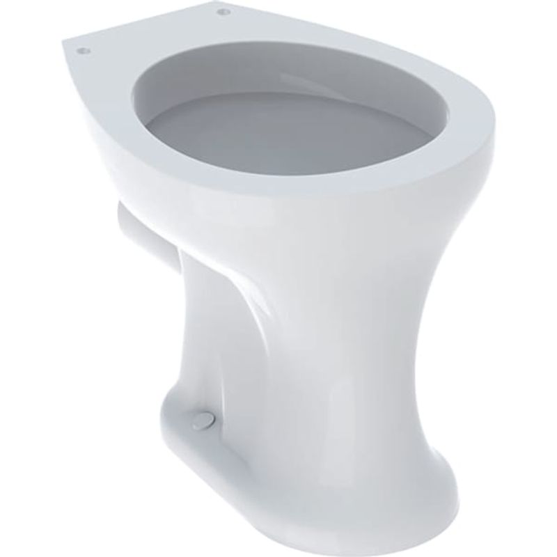 Geberit er Stand-Flachspül-WC, Abgang waagerecht, Höhe: 350 mm, weiss, 350 x 330 x 430 x 430 mm, Farbe weiß Bild 1