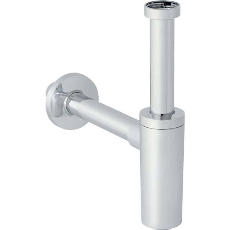 Geberit Design Waschtisch-Sifon 1 1/4" Abg.horizontal d 40, hochglanz-verchromt, Farbe chrom Bild 1