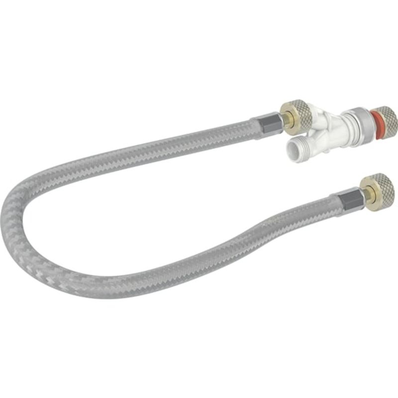 Geberit Y-Stück inklusive Panzerschlauch zu Unterputz-Spülkasten Sigma12 cm Bild 1