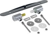 Geberit Set Scharniere für WC-Sitz Bambini mit Absenkautomatik, Farbe silberfarben Bild 1