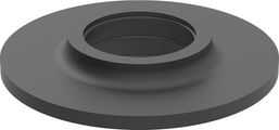 Geberit Dichtung, für Heberglocke zu Aufputz-Spülkasten AP110, Farbe Schwarz Matt Bild 1