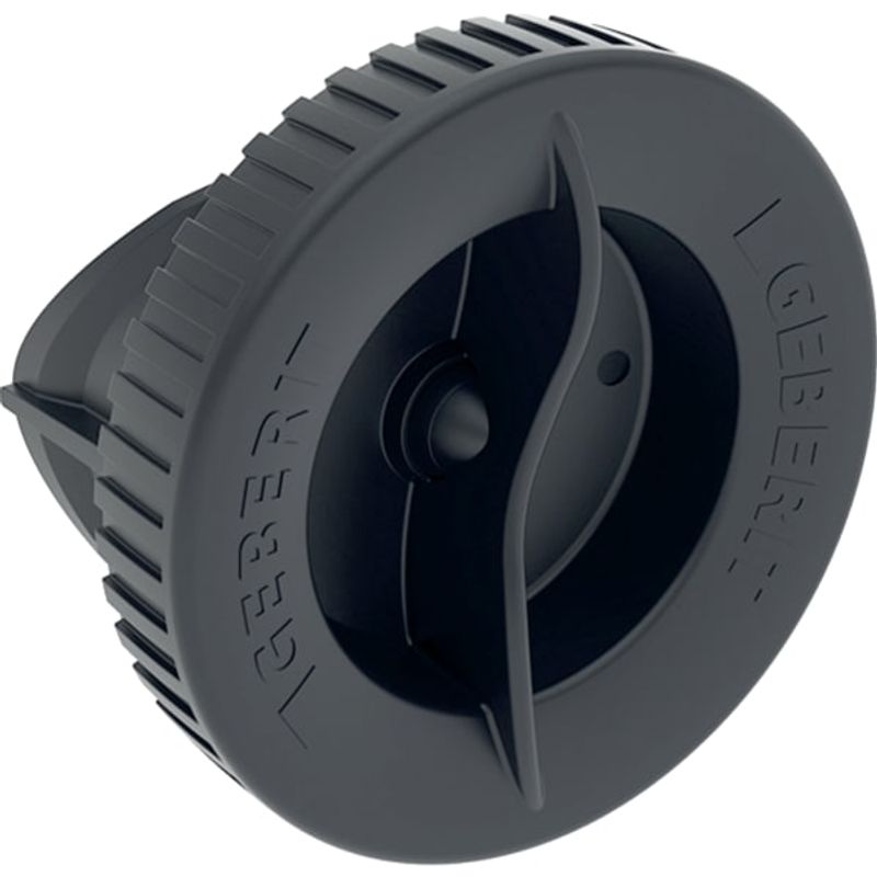 Geberit Deckel zu Silent-PP Reinigungsstück, DN 100, Farbe schwarz Bild 1