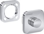 Geberit Handdrücker pneumatisch UP, Farbe silberfarben Bild 1