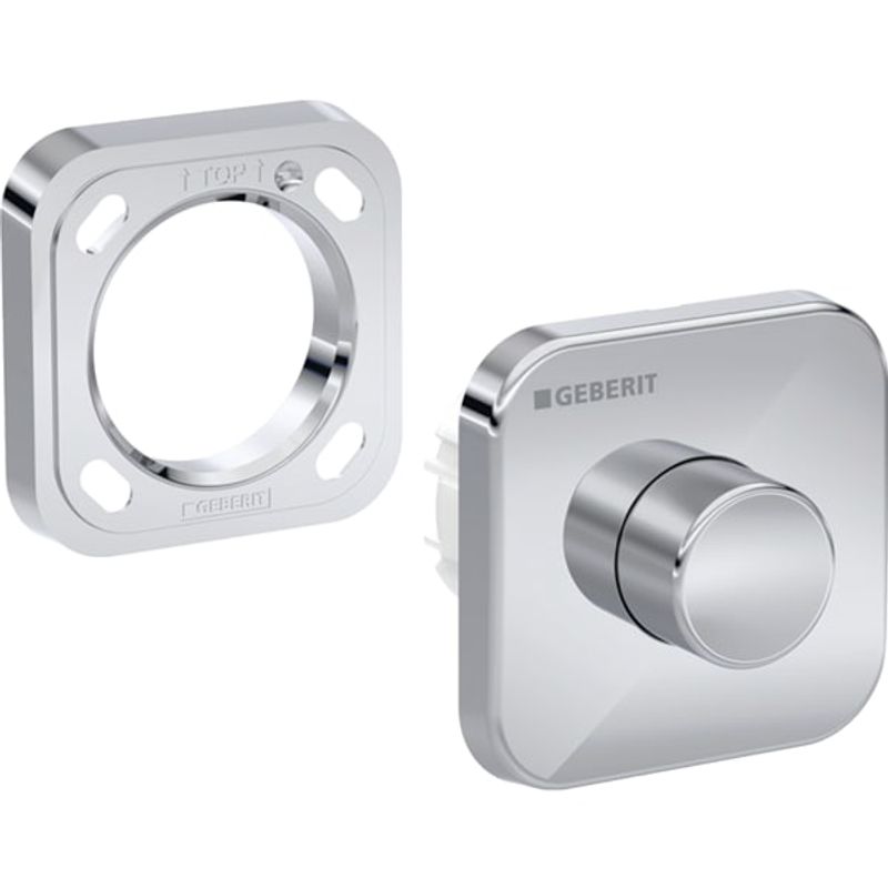 Geberit Handdrücker pneumatisch UP, Farbe silberfarben Bild 1