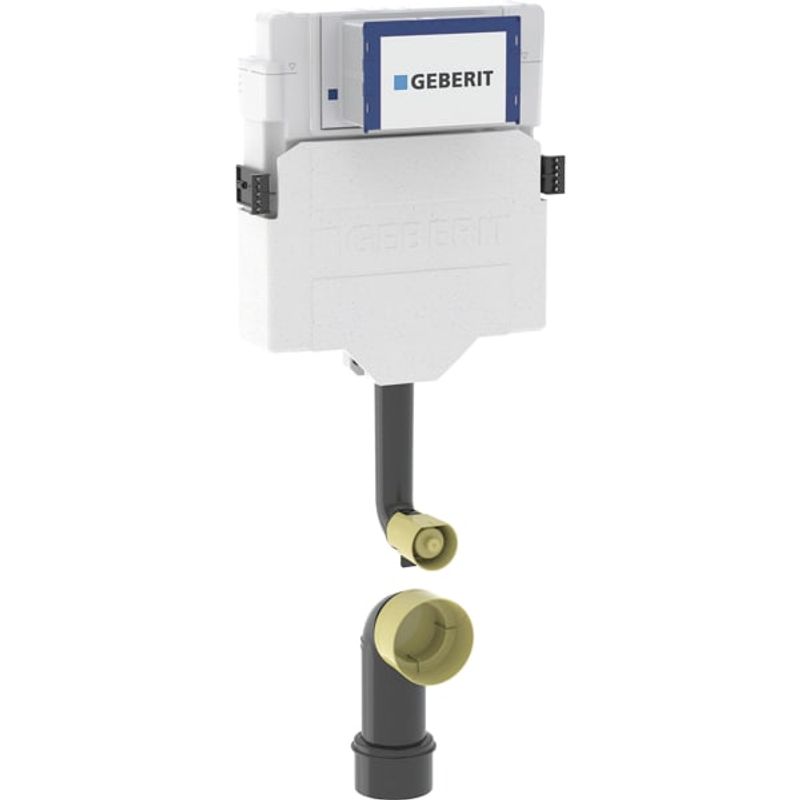 Geberit Unterputz-Spülkasten 12 cm 3/6 Liter, Spülbogen gesteckt, 510 x 410 x 120 mm Bild 1