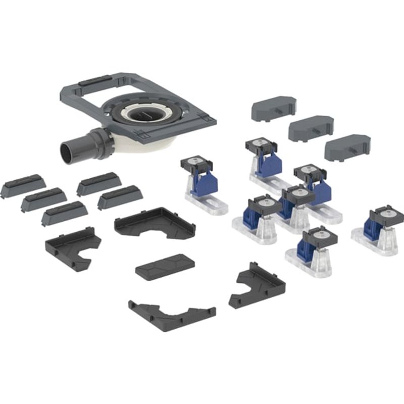 Geberit DW-Abl, mit 7 Füssen für CleanFloor30 Duschflaesche integriert, Siphonhöhe 30 mm Bild 1