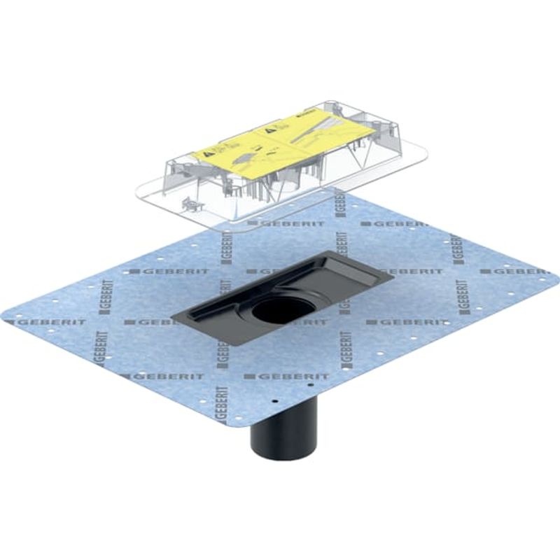 Geberit Flanschaufsatz zu CleanLine Duschrinnen Bild 1