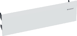 Geberit Abdeckung, für CleanWall Duschelement, Farbe weiß Bild 1
