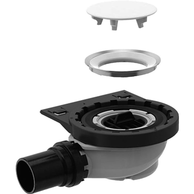 Geberit Duschwannenablauf, für Setaplano, mit Siphonhalter, Sperrwasserhöhe 50 mm Bild 1