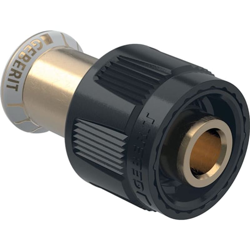 Geberit Mapress Kupfer Pressfitting-Übergang, mit MasterFix 15 mm x MF20, Rotguss, 54 mm, Farbe kupfer Bild 1