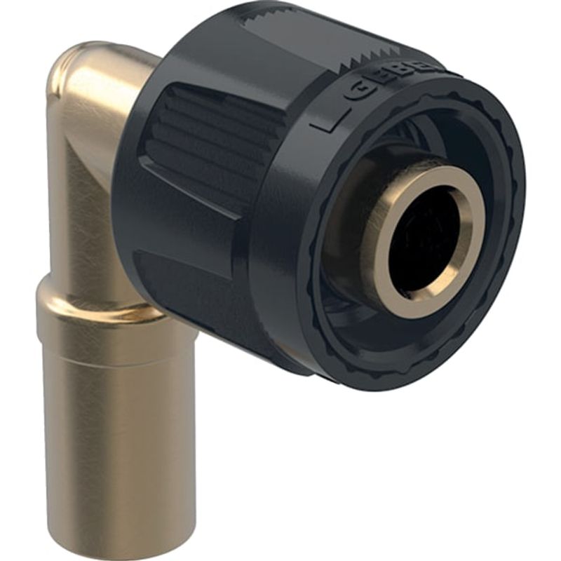 Geberit Mapress Kupfer-Pressf.-Übergangswinkel 90Gr.mit MasterFix 15 mm x MF20 mit Einschub, Farbe kupfer Bild 1