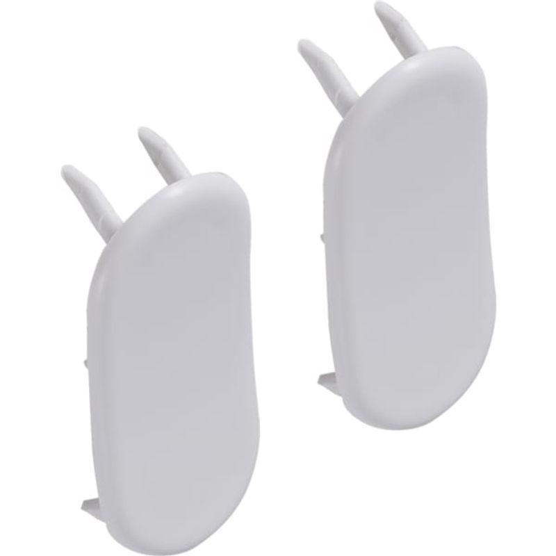 Geberit Deckkappen, für Wand-WC-/Bidet, Befestigung von der Seite, Set à 2 St, Farbe weiß Bild 1