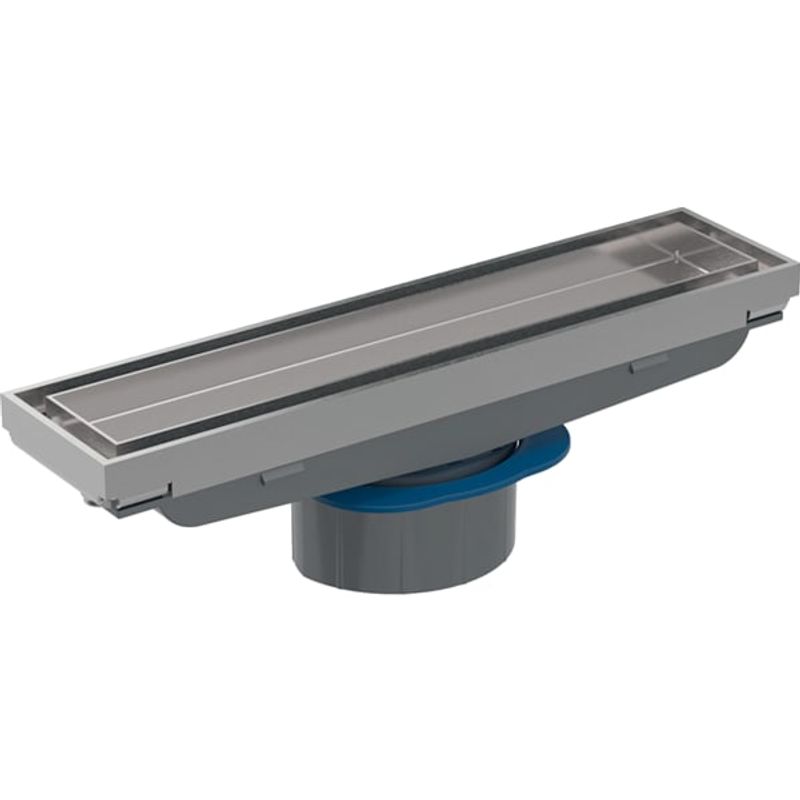 Geberit Duschrinne CleanLine, befliesbar Edelstahl gebürstet, 180 x 26 mm, Farbe silber Bild 1