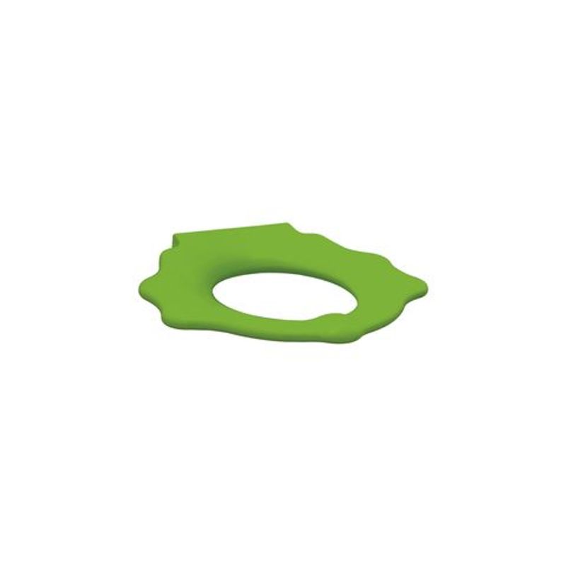 Geberit Bambini WC-Ring, für Kinder mit Stützf. Schildkrötendesign, gelbgrün Bild 1