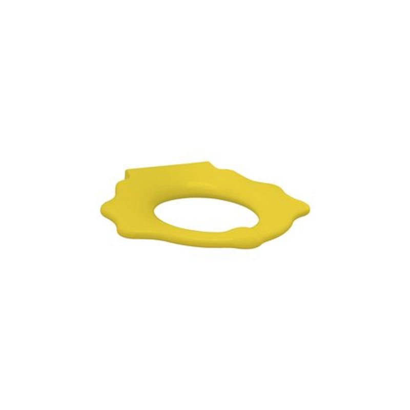 Geberit Bambini WC-Ring, für Kinder mit Stützf. Schildkrötendesign, verkehrsgelb Bild 1