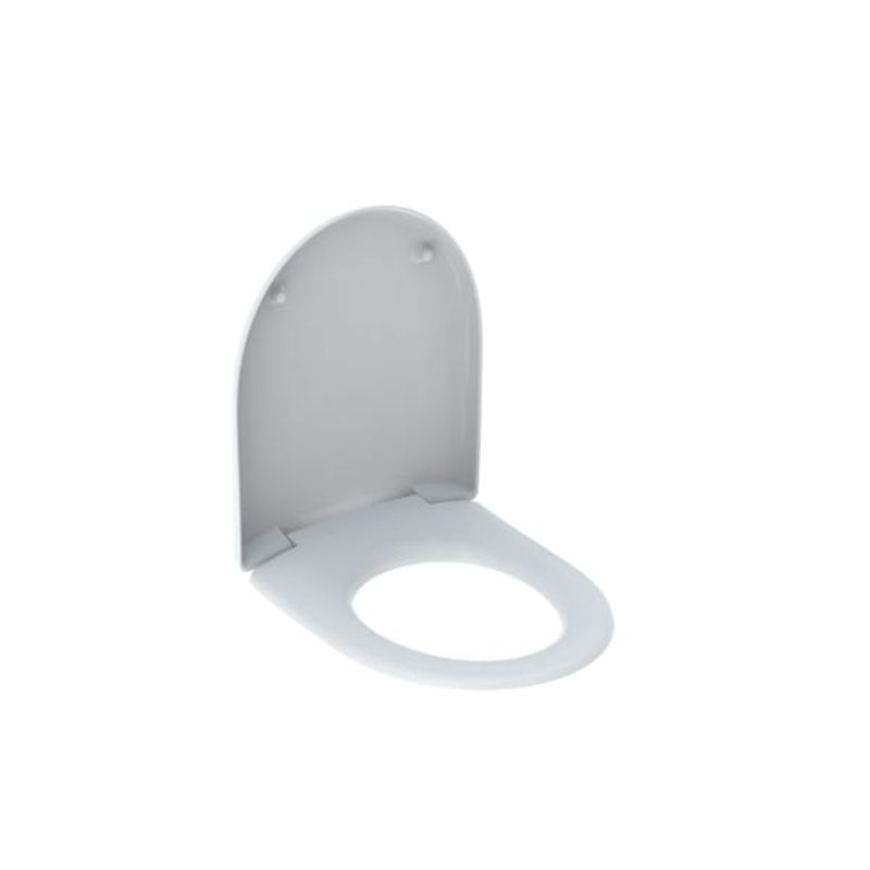 Geberit Renova WC-Sitz, Befestigung von oben, mit Absenkautomatik, pergamon, 455 x 370 mm, Farbe beige Bild 1