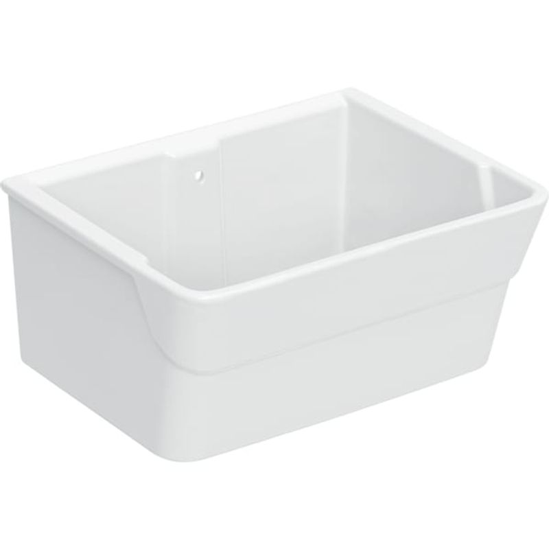 Geberit Publica Garda Mehrzweckbecken 74 x 35 x 58,5 cm, mit Überlauf, weiss, 350 x 740 x 585 mm, Farbe weiß Bild 1