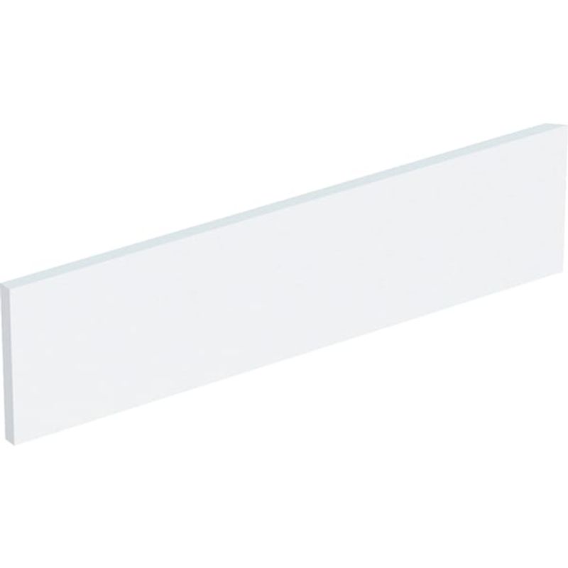 Geberit Dekorblende Seite, tieferes Becken, Varicor, matt /, Farbe weiß Bild 1