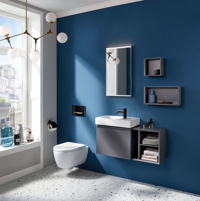 Geberit Option Plus Lichtspiegel, mit direkter und indirekter Beleuchtung Breite 40 cm Bild 3