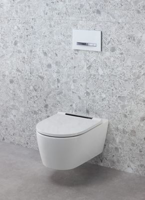 Geberit Sigma50 Betätigungsplatte, für 2-Mengen- Spülung, 13 x 246 x 164 mm, Farbe weiß Bild 3