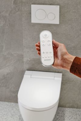 Geberit Wand- Dusch-WC, komplett, Des.Abd, Farbe weiß Bild 4