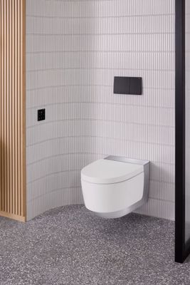 Geberit Wandbedienpanel, für AquaClean schwarz /Glas, Farbe schwarz Bild 2