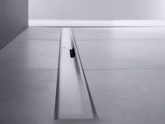Geberit CleanLine50 Duschrinne, 30-90 cm Edelstahl gebürstet, Baujahr 2025, 10 x 900 x 900 mm, Farbe Edelstahl-Optik (silber) Bild 3