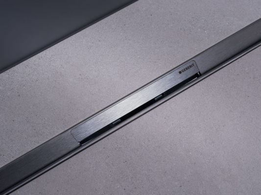 Geberit CleanLine50 Duschrinne 30-110 cm schwarzchrom / gebürstet, Baujahr 2025, 10 mm, Farbe schwarzchrom Bild 4