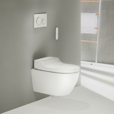 Geberit Sigma20 Betätigungsplatte, für 2-Mengen-Spülung weiss / hochglanz-chrom, 12 x 246 x 164 mm, Farbe weiß Bild 4