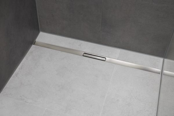 Geberit Duschrinne CleanLine30, 30-90 cm, 8 x 900 x 430 mm, Farbe silberfarben Bild 3