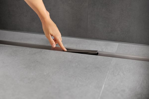 Geberit Duschrinne CleanLine30, 30-90 cm, 8 x 900 x 430 mm, Farbe silberfarben Bild 4