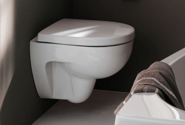 Geberit Wand-Tiefspül-WC, Ausladung 480 mm, 340 x 355 x 480 x 480 mm, Farbe weiß Bild 5
