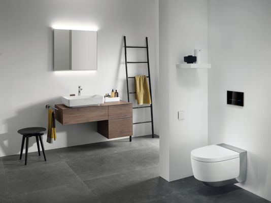 Geberit Option Plus Lichtspiegel, mit direkter und indirekter Beleuchtung Breite 75 cm Bild 4