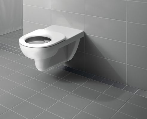 Geberit Wand-Tiefspül-WC, spül randlos, barrierefrei,700 mm, 340 x 355 x 700 x 700 mm, Farbe weiß Bild 5