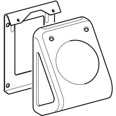 Geberit Wandfussdrücker zu WC-Steuerung, mit pneumatischer Spülauslösung Bild 4