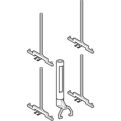 Geberit Umbauset verlängerung zu Betätigungsplatte 300T Unterputz-Spülkasten, 15 cm Bild 2