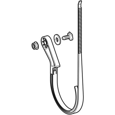 Geberit Rohrschelle, für Abwasserleitung, DN 100 Bild 3