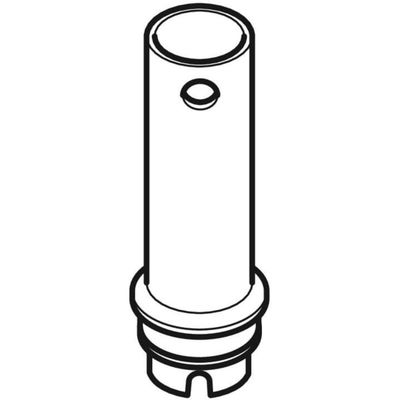 Geberit Standrohr aus Plexiglas D 40 mm zu Duschfertigablauf / Krankenhaus-WT, Farbe transparent Bild 3